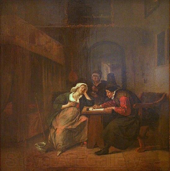 Jan Steen Physician and a Woman PatientPhysician and a Woman Patient Germany oil painting art
